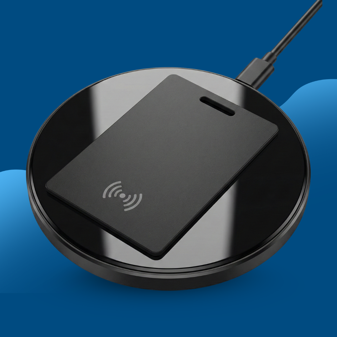 Ultradünnes Wireless Ladegerät für Traky Smartcard