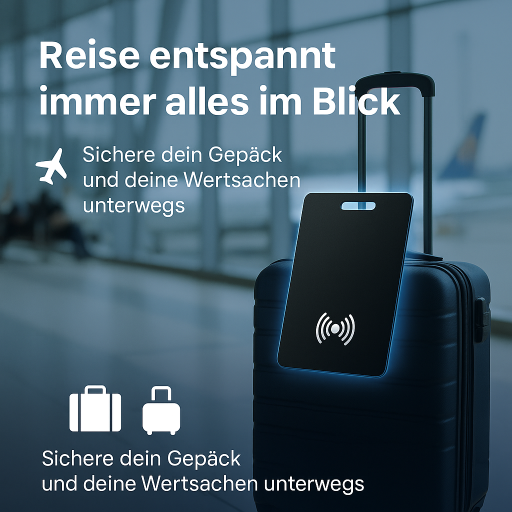 Traky Smartcard – Slim Wallet Tracker, wasserdicht, kabellos aufladbar und ideal für Portemonnaies